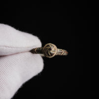 Early Medieval Bronze Star Signet Ring – 'Turritus' (8th–10th CE) — view 3