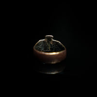 'Crucis' - Restored Medieval Bronze Ring (3rd-12th C. CE)  EU 55 / US 7 Aurora Antiqua
