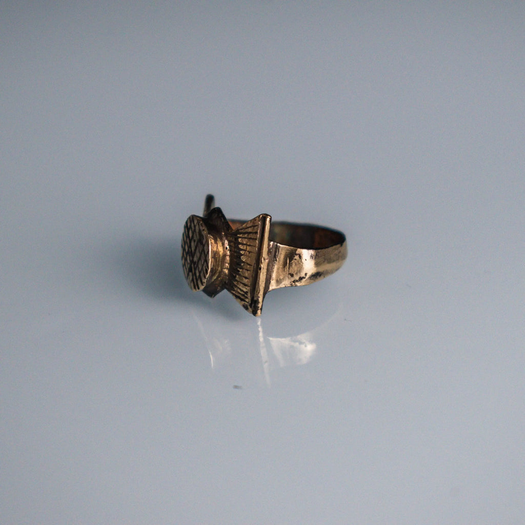 'Crispus' - Restored Medieval Bronze Ring (12th–15th C. CE) EU 48 / US 4.5 Aurora Antiqua