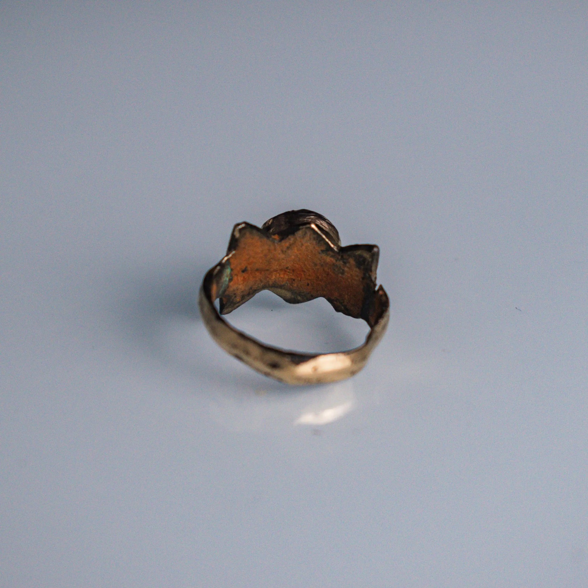 'Crispus' - Restored Medieval Bronze Ring (12th–15th C. CE) EU 48 / US 4.5 Aurora Antiqua