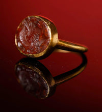 'Minvera' - Roman Gold Ring  (1st-1st CE/BCE)  EU 58 / US 8.5 Aurora Antiqua
