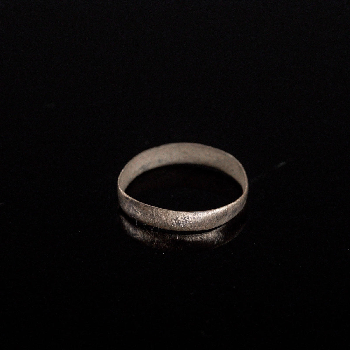 Medieval Bronze Ring 'Linea' (13th-15th c. CE) EU 50/US 5