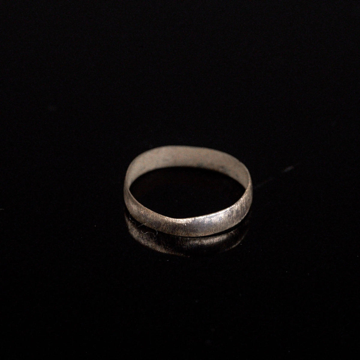 Medieval Bronze Ring 'Linea' (13th-15th c. CE) EU 50/US 5