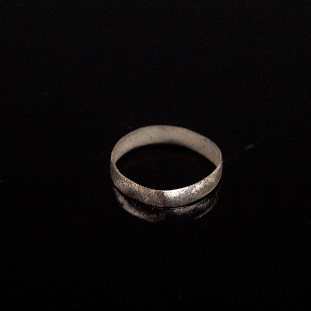 Medieval Bronze Ring 'Linea' (13th-15th c. CE) EU 50/US 5