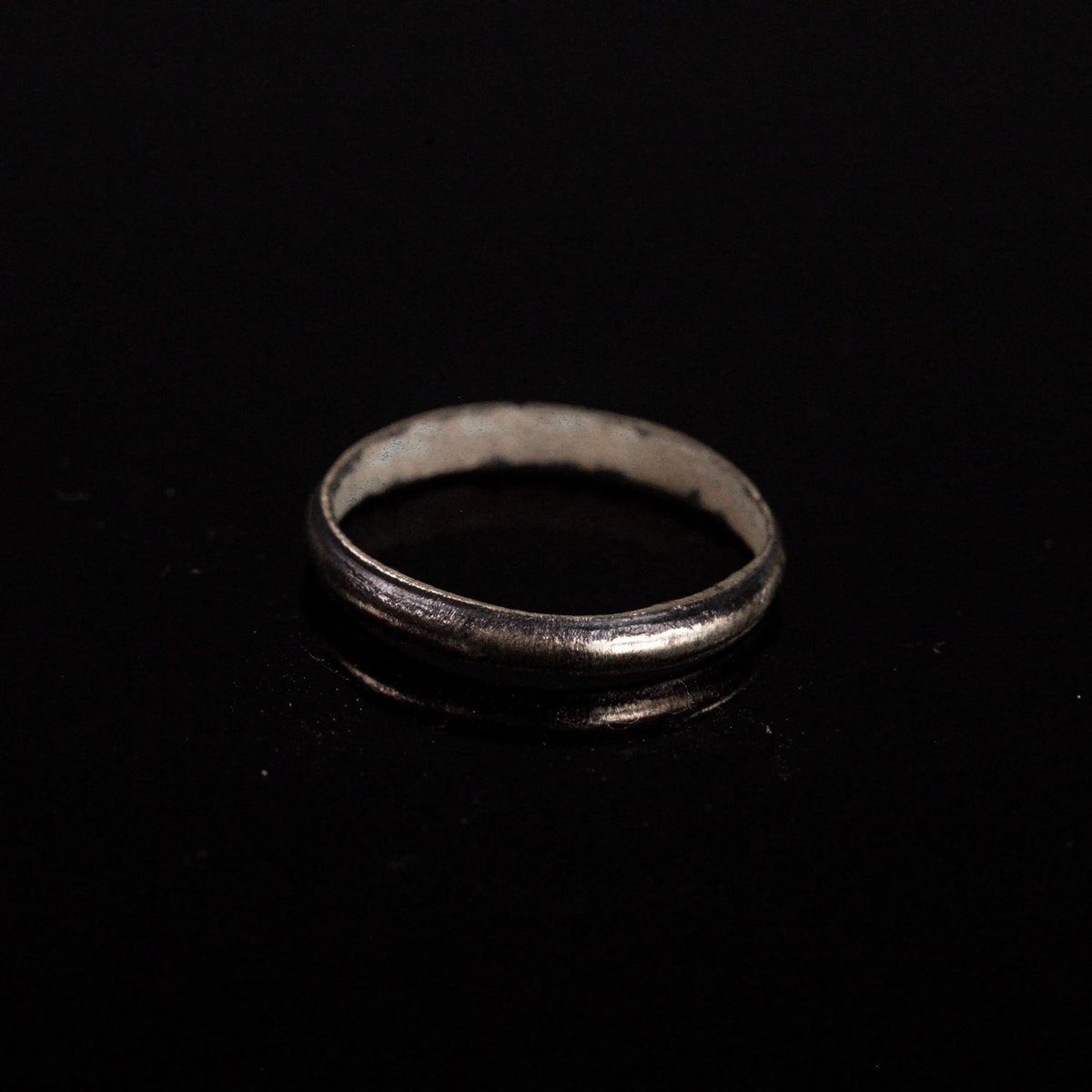 Medieval Bronze Ring 'Vespera' (13th-15th c. CE) EU 52/US 6