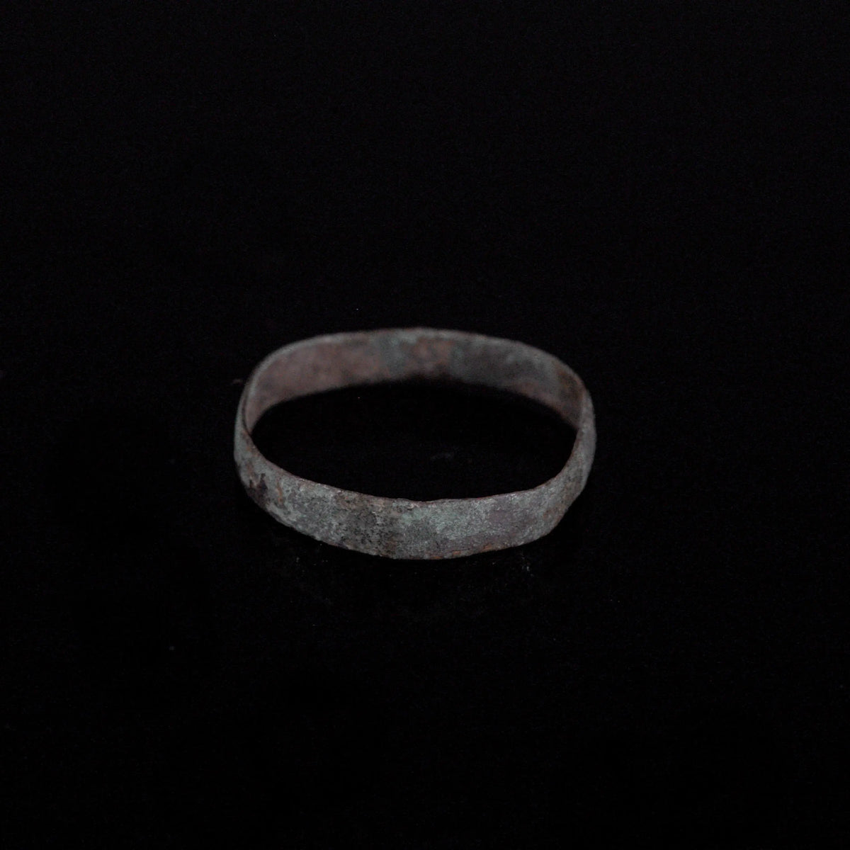 Medieval Bronze Ring 'Aurelia' (13th-15th c. CE) EU 59/US 8.75
