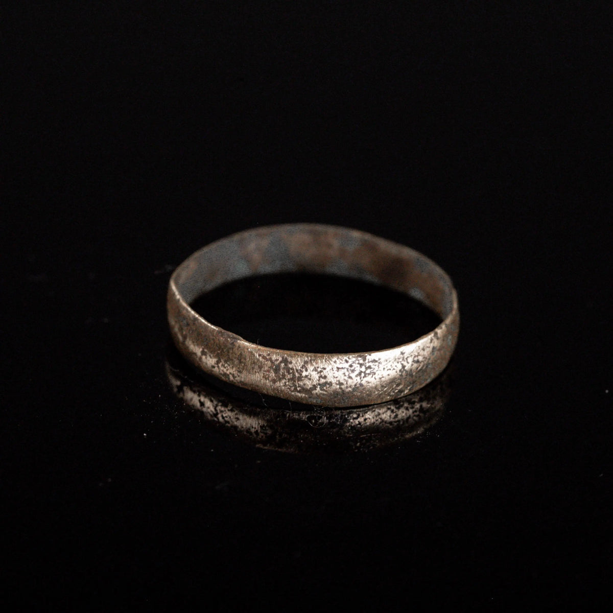Medieval Bronze Ring 'Aurelia' (13th-15th c. CE) EU 59/US 8.75