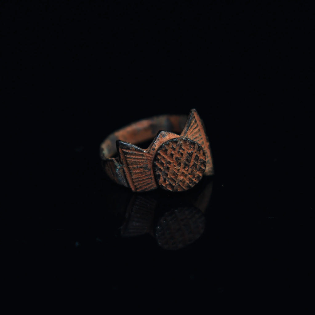 'Crispus' - Restored Medieval Bronze Ring (12th–15th C. CE) EU 48 / US 4.5 Aurora Antiqua