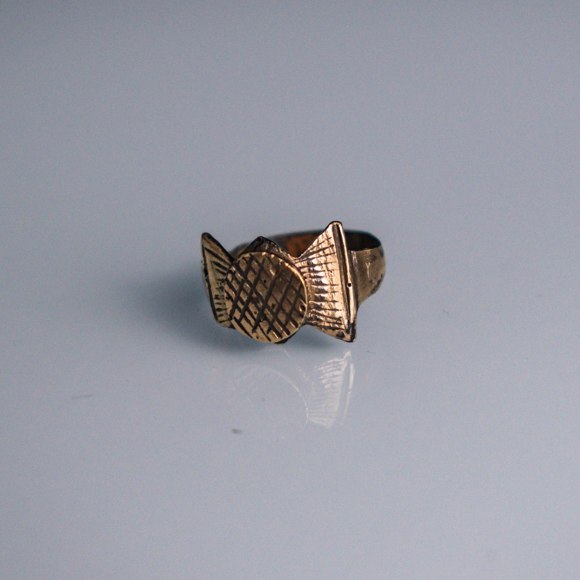 'Crispus' - Restored Medieval Bronze Ring (12th–15th C. CE) EU 48 / US 4.5 Aurora Antiqua