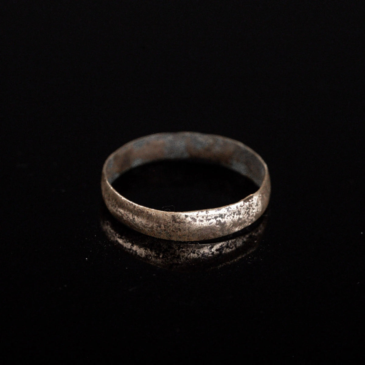 Medieval Bronze Ring 'Aurelia' (13th-15th c. CE) EU 59/US 8.75