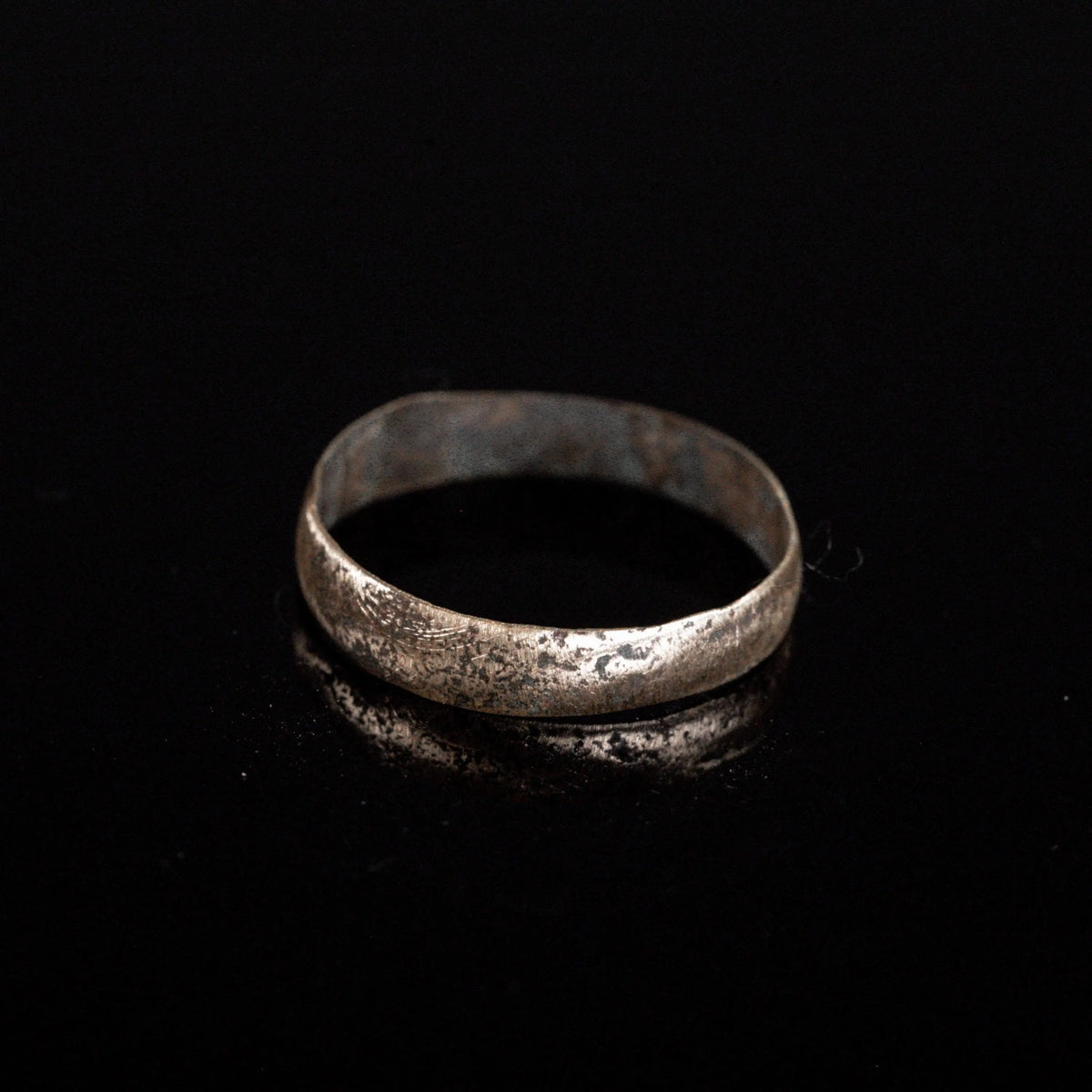 Medieval Bronze Ring 'Aurelia' (13th-15th c. CE) EU 59/US 8.75