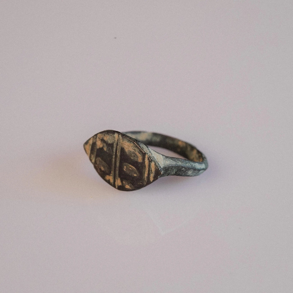 'Archaeus' - Late Roman Bronze Ring (4th–6th C. CE) EU 51 / US 5.5 Aurora Antiqua