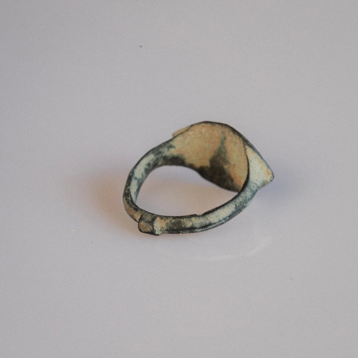 Late Roman Bronze Ring 'Archaeus' (4th-6th c. CE) EU 51/US 5.5