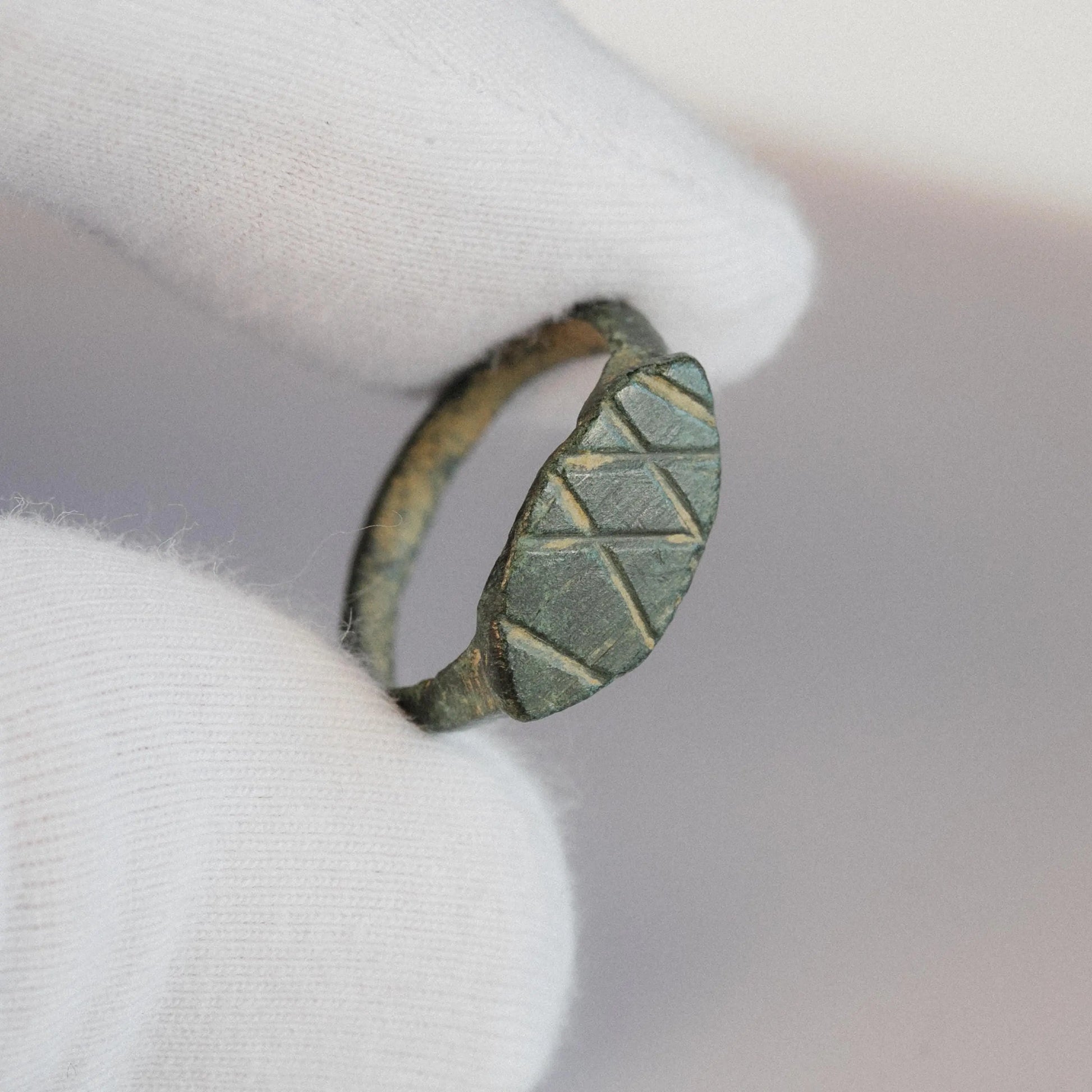 'Crissella' - Early Medieval Bronze Ring  (4th–9th C. CE) EU 50 / US 5.5 Aurora Antiqua