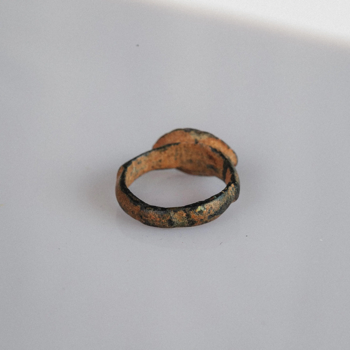 Late Roman Bronze Ring 'Symmetria' (4th-7th c. CE) EU 48/US 4.5