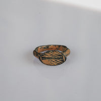'Symmetria' -Late Roman Bronze Ring (4th–7th C. CE) EU 48 / US 4.5 Aurora Antiqua