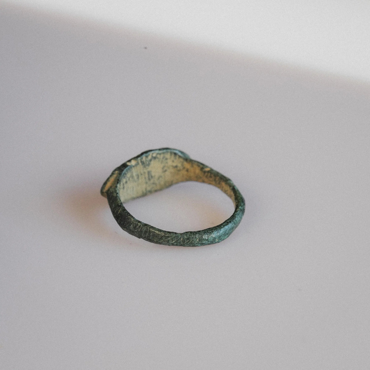Early Medieval Bronze Ring 'Crissella' (4th-9th c. CE) EU 50/US 5.5