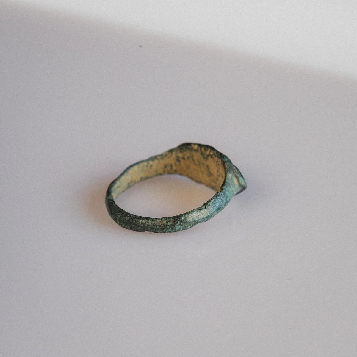 Early Medieval Bronze Ring 'Crissella' (4th-9th c. CE) EU 50/US 5.5