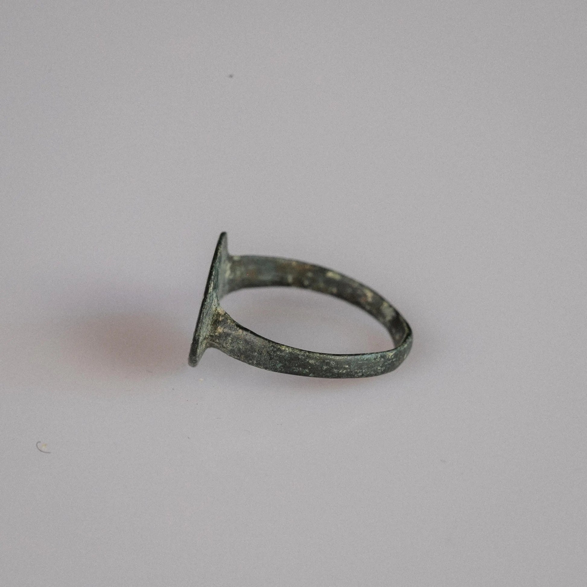 'Arelia' - Late Roman Bronze Ring (4th–6th C. CE) EU 51 / US 5.75 Aurora Antiqua