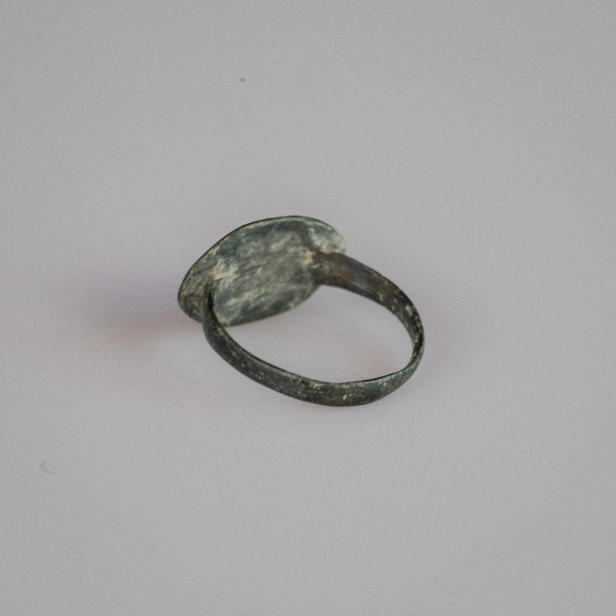 Late Roman Bronze Ring 'Arelia' (4th-6th c. CE) EU 51/US 5.75