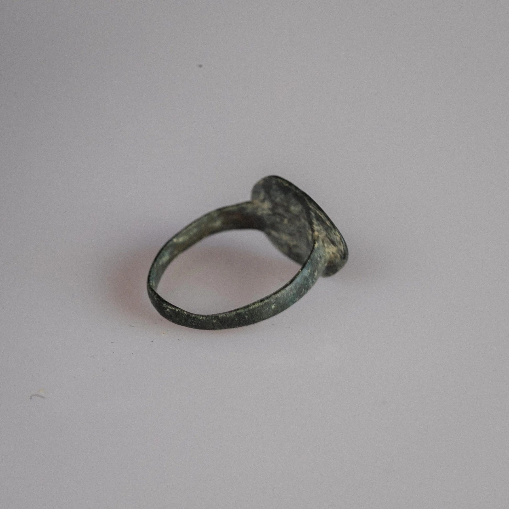 'Arelia' - Late Roman Bronze Ring (4th–6th C. CE) EU 51 / US 5.75 Aurora Antiqua