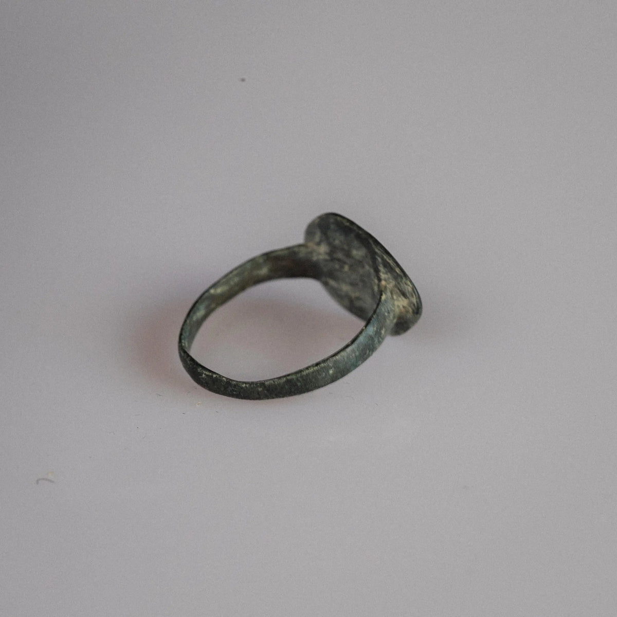Late Roman Bronze Ring 'Arelia' (4th-6th c. CE) EU 51/US 5.75