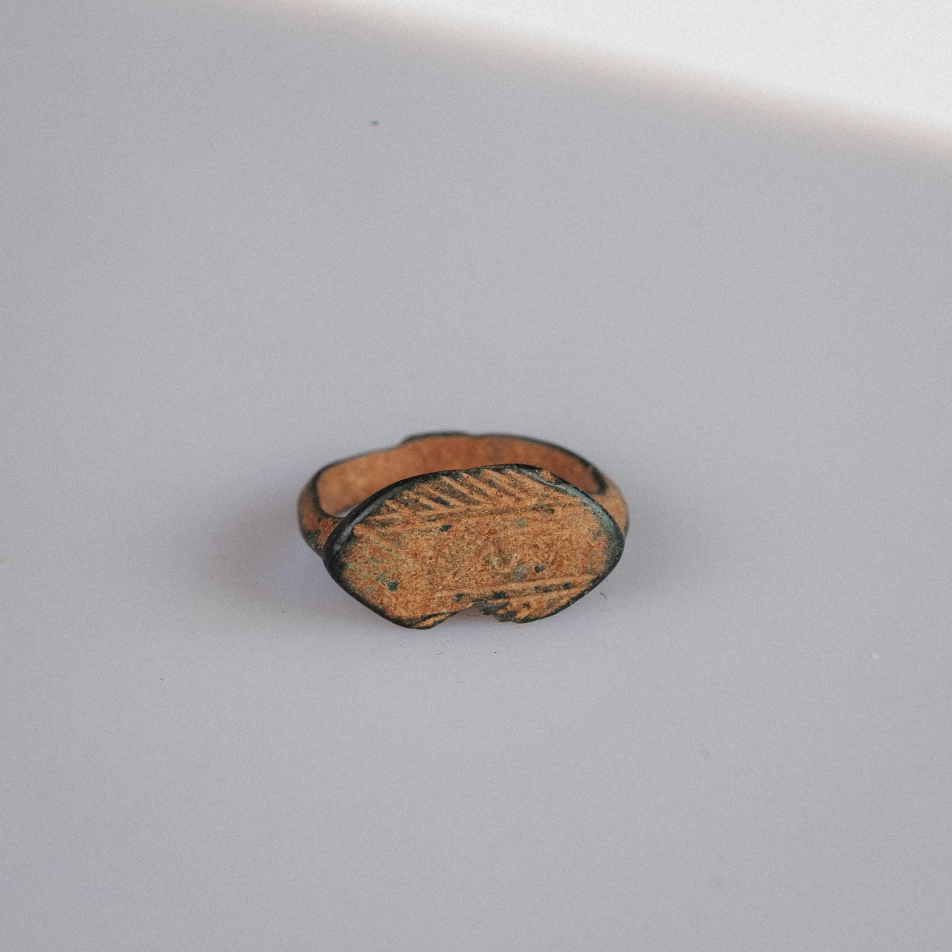 'Liora' - Medieval Bronze Ring (9th–13th C. CE) EU 48 / US 4.5 Aurora Antiqua