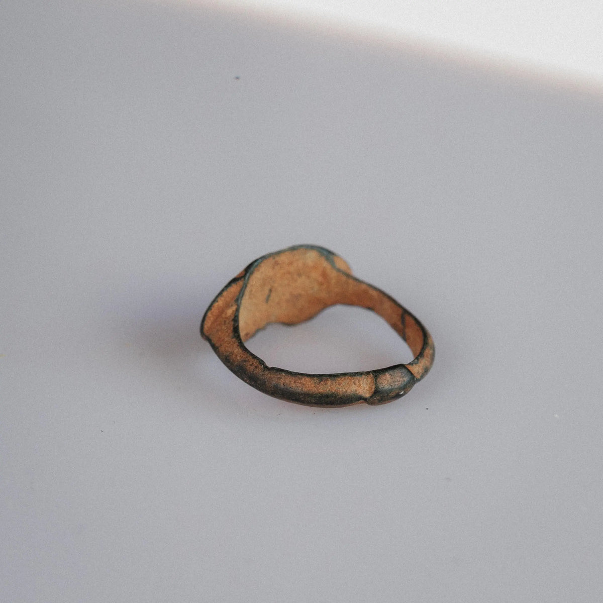 Medieval Bronze Ring 'Liora' (9th-13th c. CE) EU 48/US 4.5