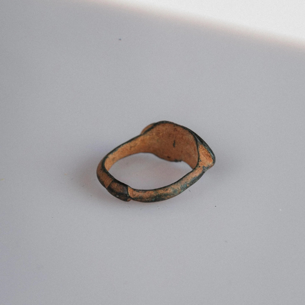 Medieval Bronze Ring 'Liora' (9th-13th c. CE) EU 48/US 4.5