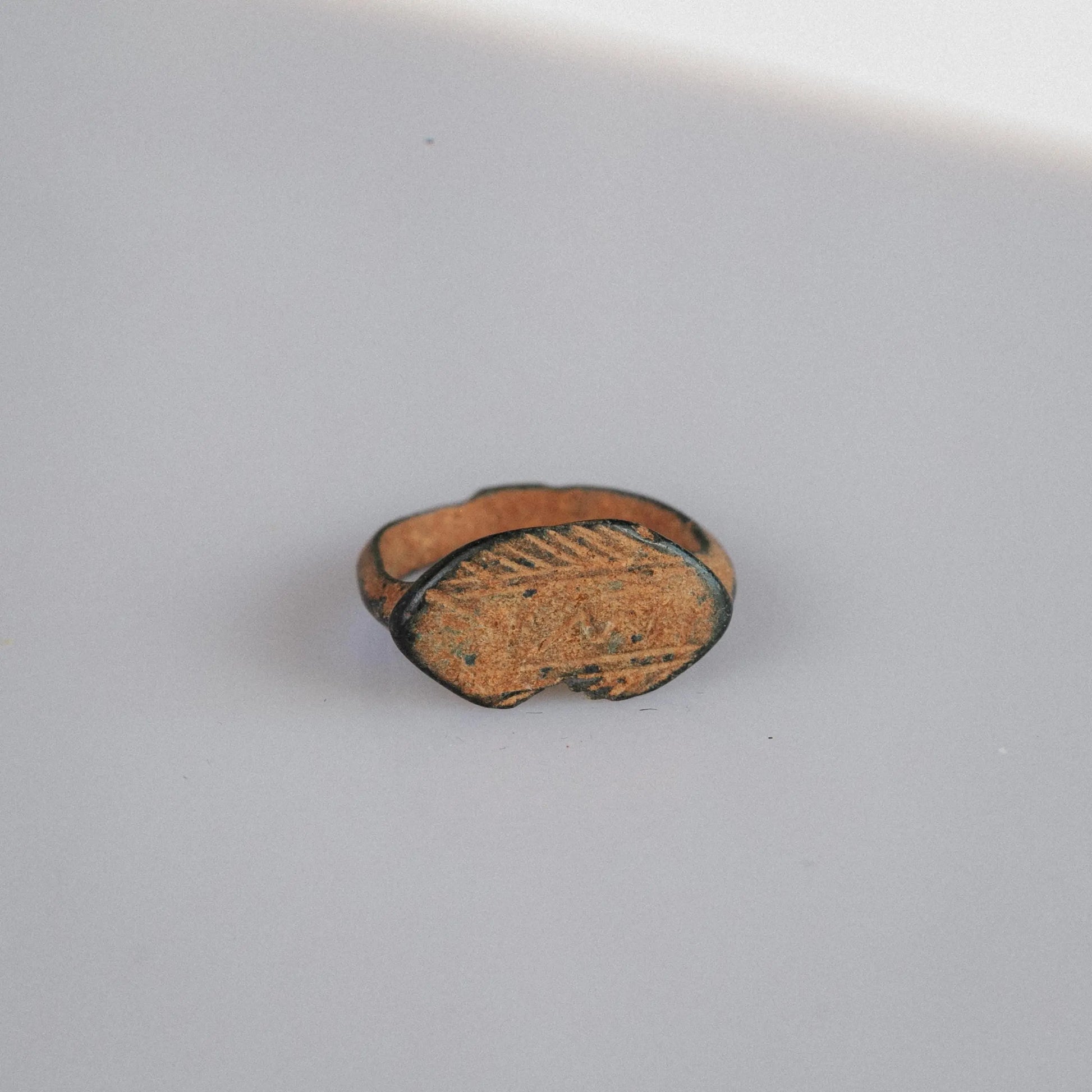 'Liora' - Medieval Bronze Ring (9th–13th C. CE) EU 48 / US 4.5 Aurora Antiqua