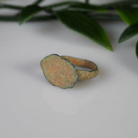 'Eterna' -Early Medieval Bronze Ring (5th–10th C. CE)  EU 49 / US 5 Aurora Antiqua