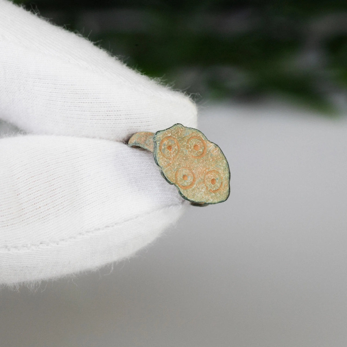 Early Medieval Bronze Ring 'Eterna' (5th-10th c. CE) EU 49/US 5