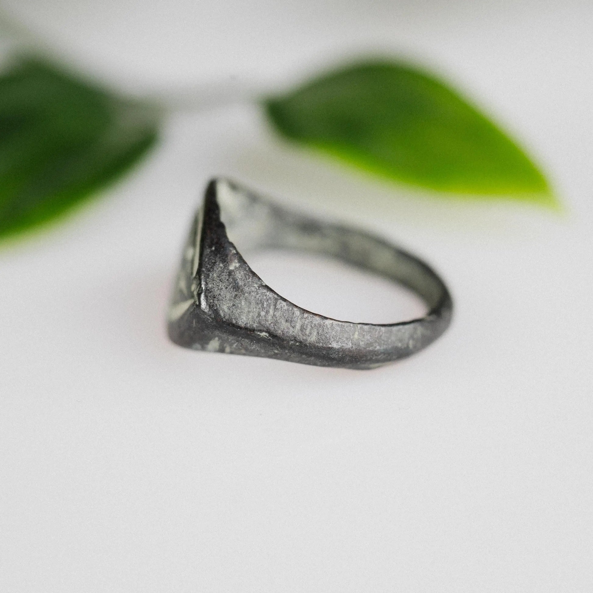 'Celesta' - Medieval Bronze Ring (13th–17th C. CE)  EU 52 / US 6 Aurora Antiqua