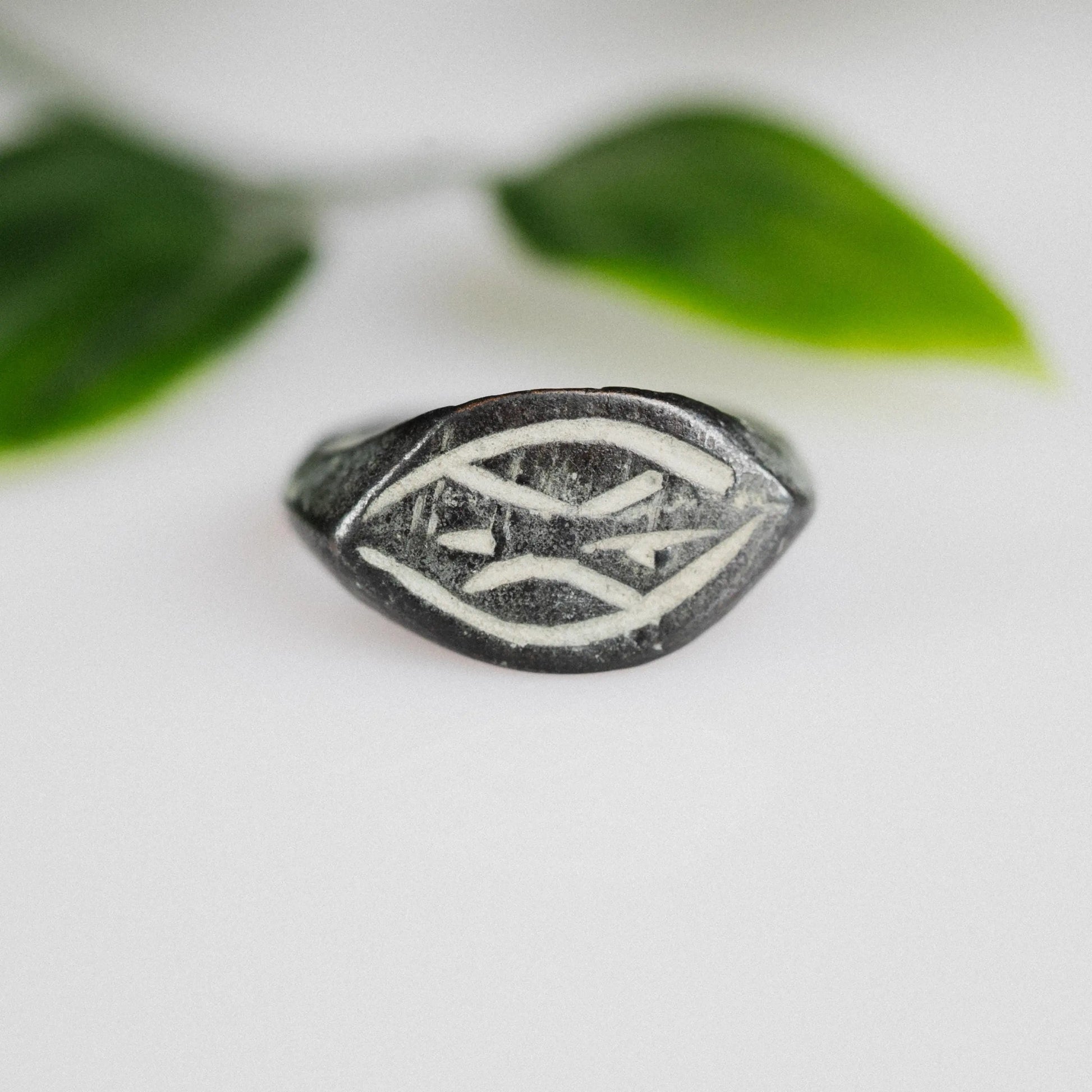 'Celesta' - Medieval Bronze Ring (13th–17th C. CE)  EU 52 / US 6 Aurora Antiqua