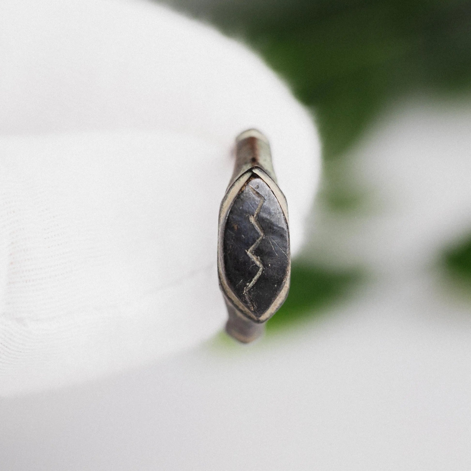 'Cassian' - Medieval Bronze Ring (13th–17th C. CE) EU 54 / US 6.75 Aurora Antiqua