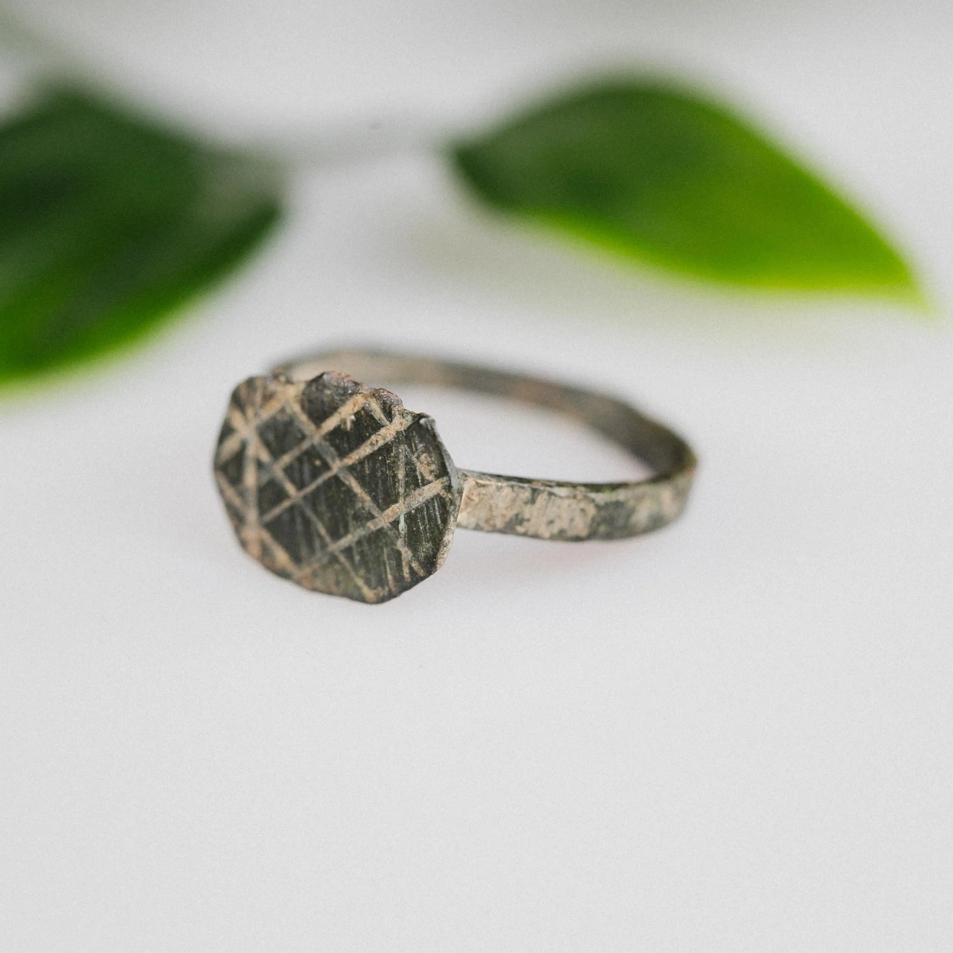 'Ignatius' - Medieval Bronze Ring (13th–17th C. CE) EU 51 / US 5.5 Aurora Antiqua