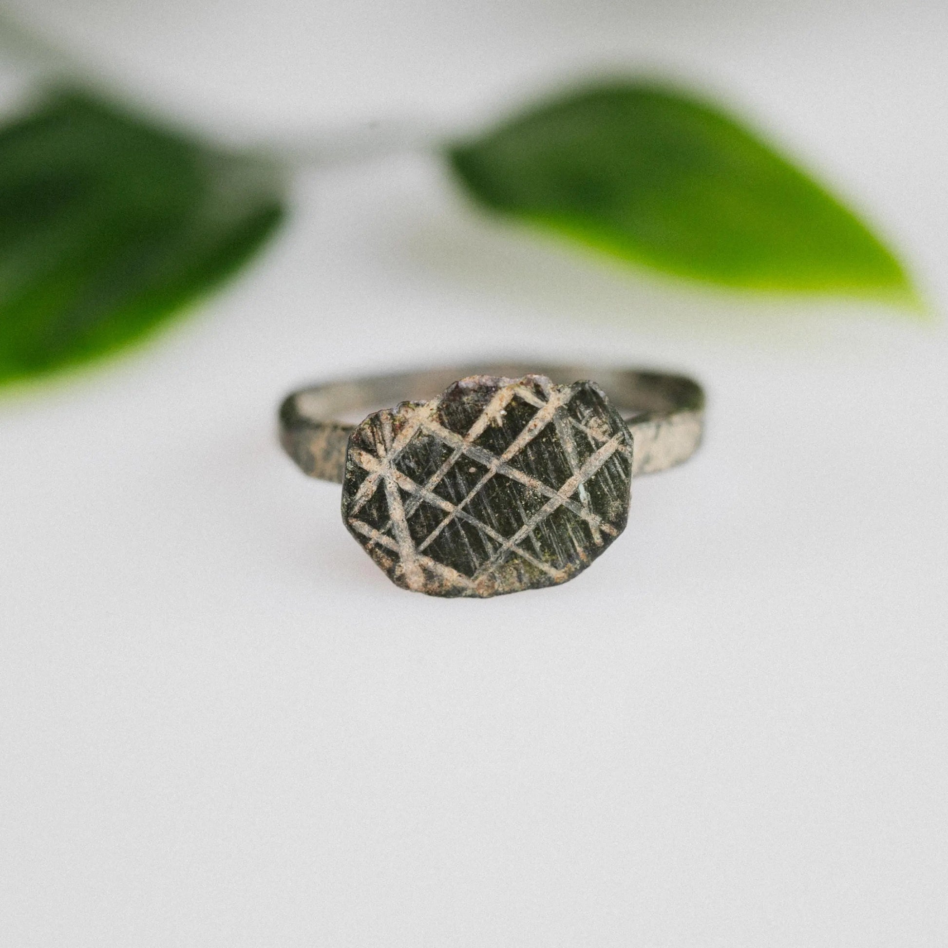 'Ignatius' - Medieval Bronze Ring (13th–17th C. CE) EU 51 / US 5.5 Aurora Antiqua