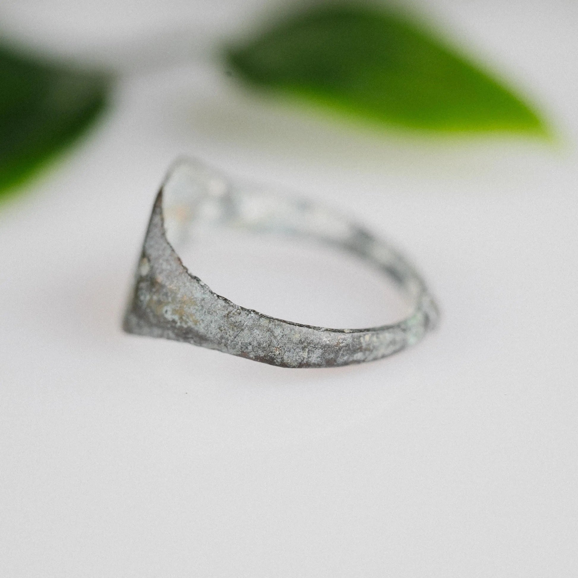 'Samus' - Medieval Bronze Ring (13th–17th CE) EU 51 / US 61 Aurora Antiqua