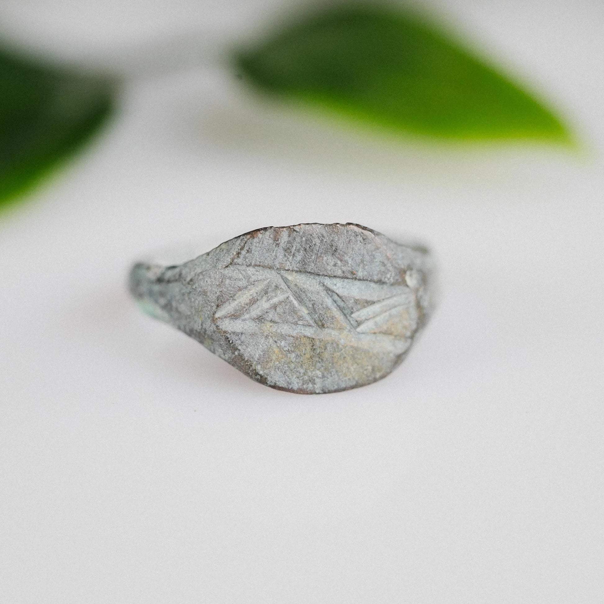 'Samus' - Medieval Bronze Ring (13th–17th CE) EU 51 / US 61 Aurora Antiqua
