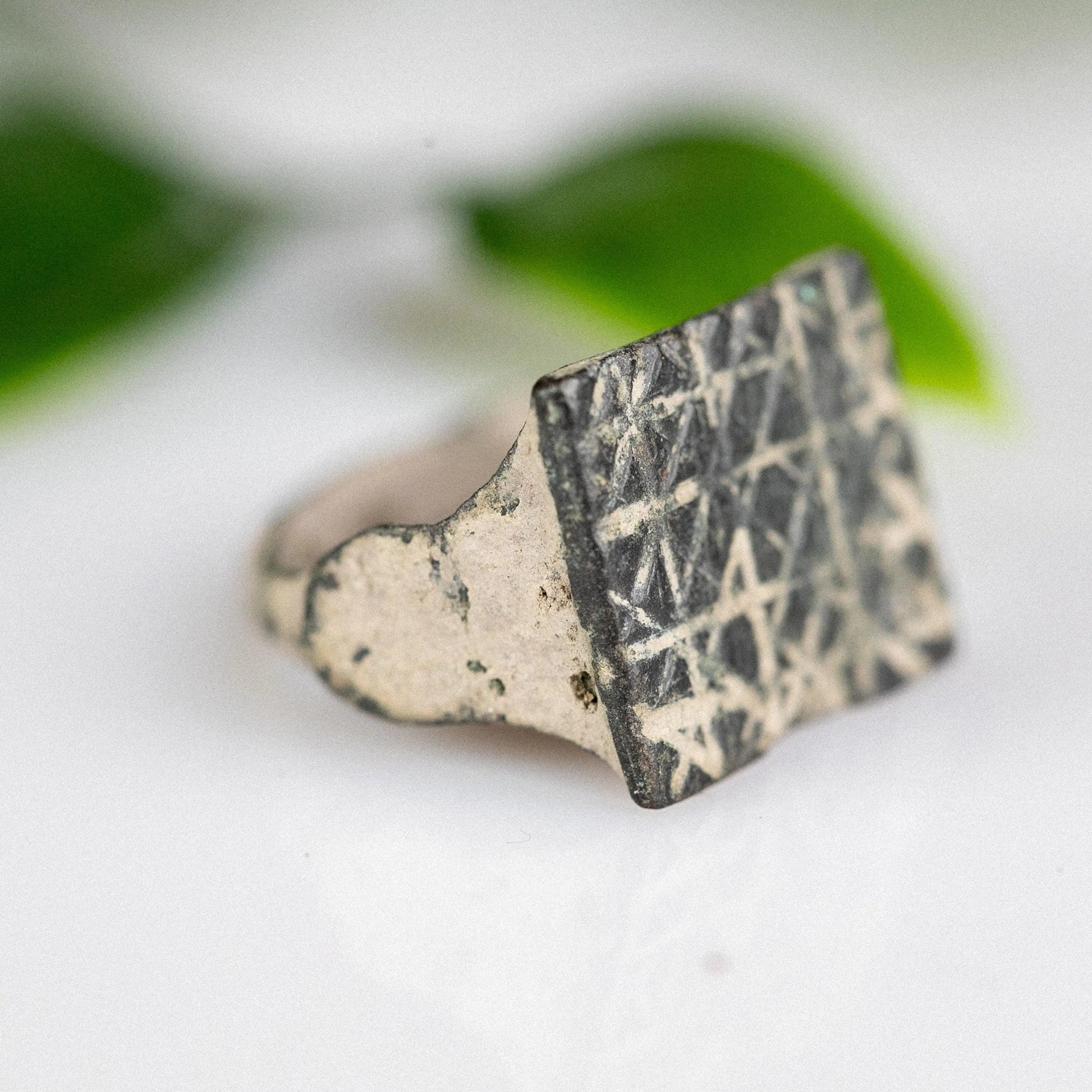 'Remigius' - Medieval Bronze Ring  (14th–17th CE) EU 57 / US 8 Aurora Antiqua