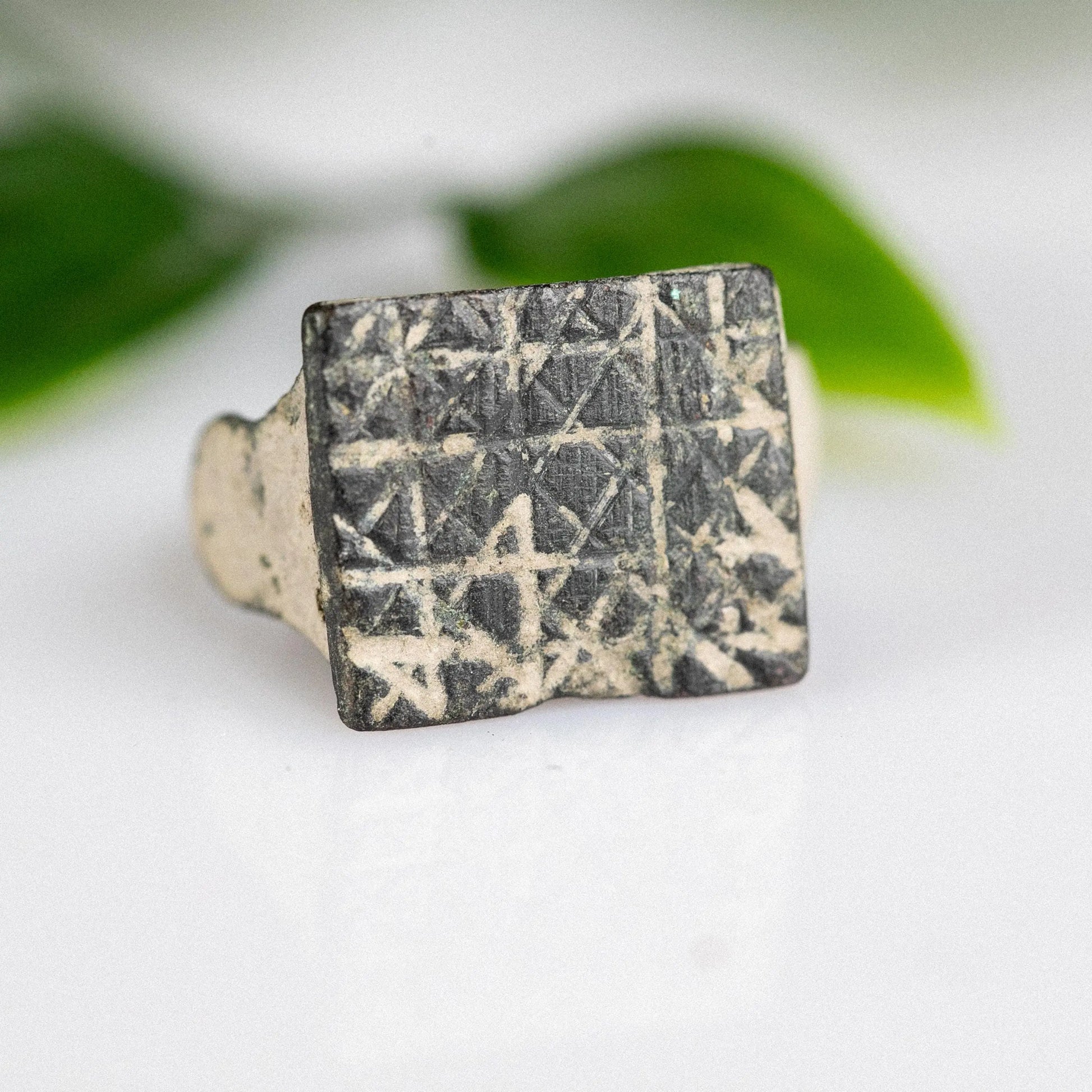 'Remigius' - Medieval Bronze Ring  (14th–17th CE) EU 57 / US 8 Aurora Antiqua