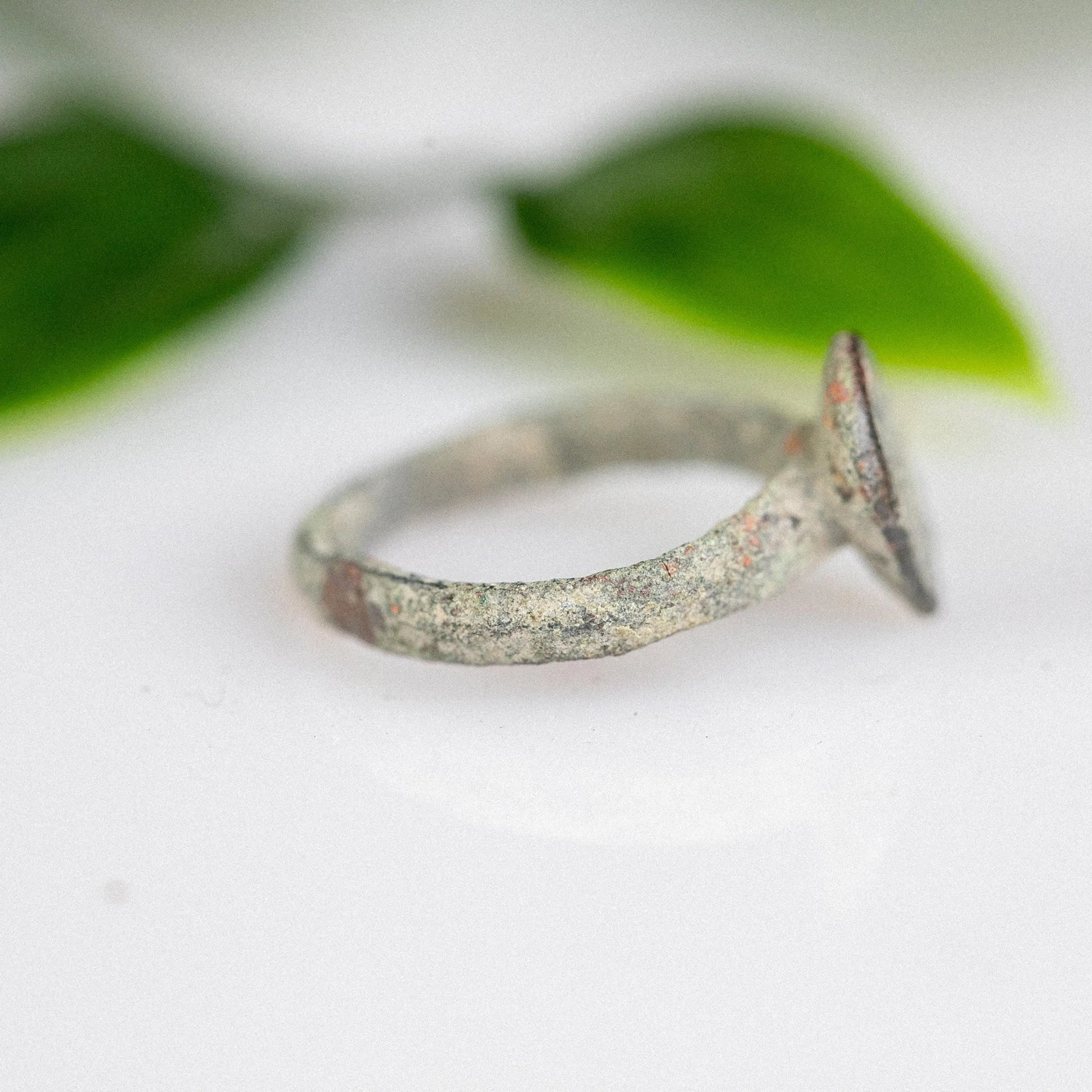 'Teara' -Medieval Bronze Ring (13th–17th C. CE) EU 49 / US 5 Aurora Antiqua