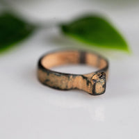 'Aldrich' -Medieval Bronze Ring (13th–17th C.CE) EU 52 / US 6 Aurora Antiqua