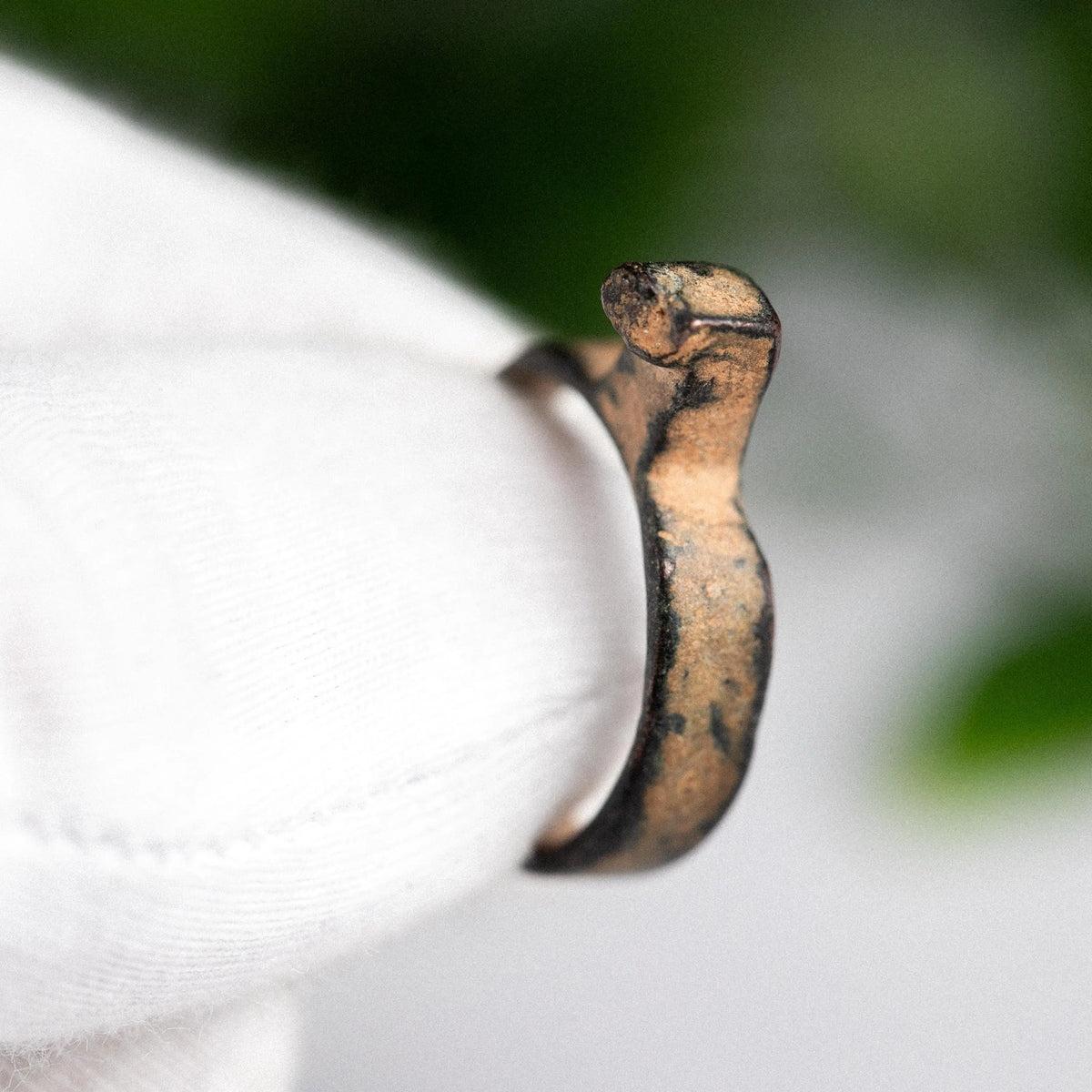 Medieval Bronze Ring 'Aldrich' (13th-17th c. CE) EU 52/US 6