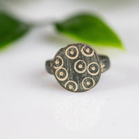 'Celoris' - Medieval Bronze Ring  (12th–16th CE) EU 49 / US 4.75 Aurora Antiqua