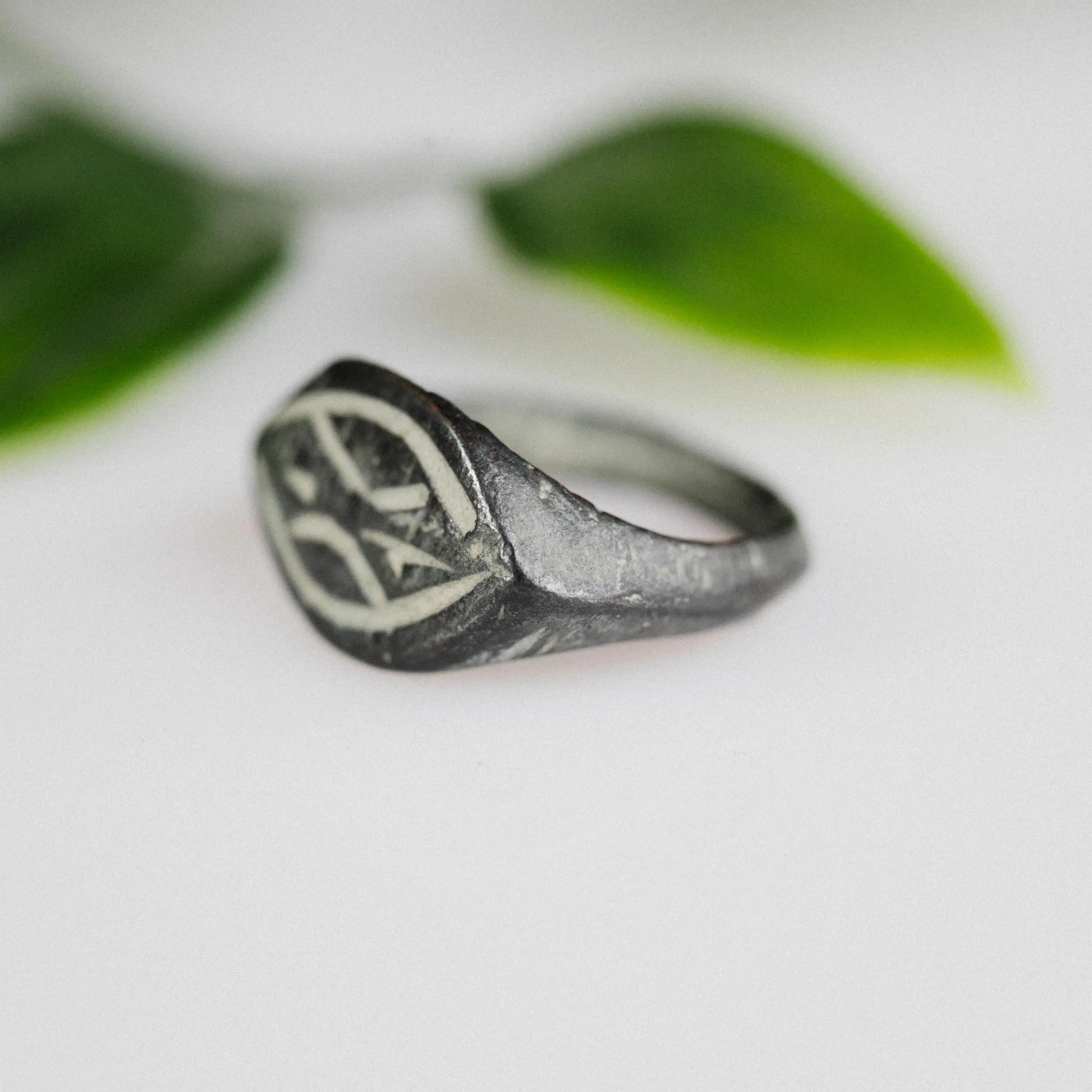 'Celesta' - Medieval Bronze Ring (13th–17th C. CE)  EU 52 / US 6 Aurora Antiqua