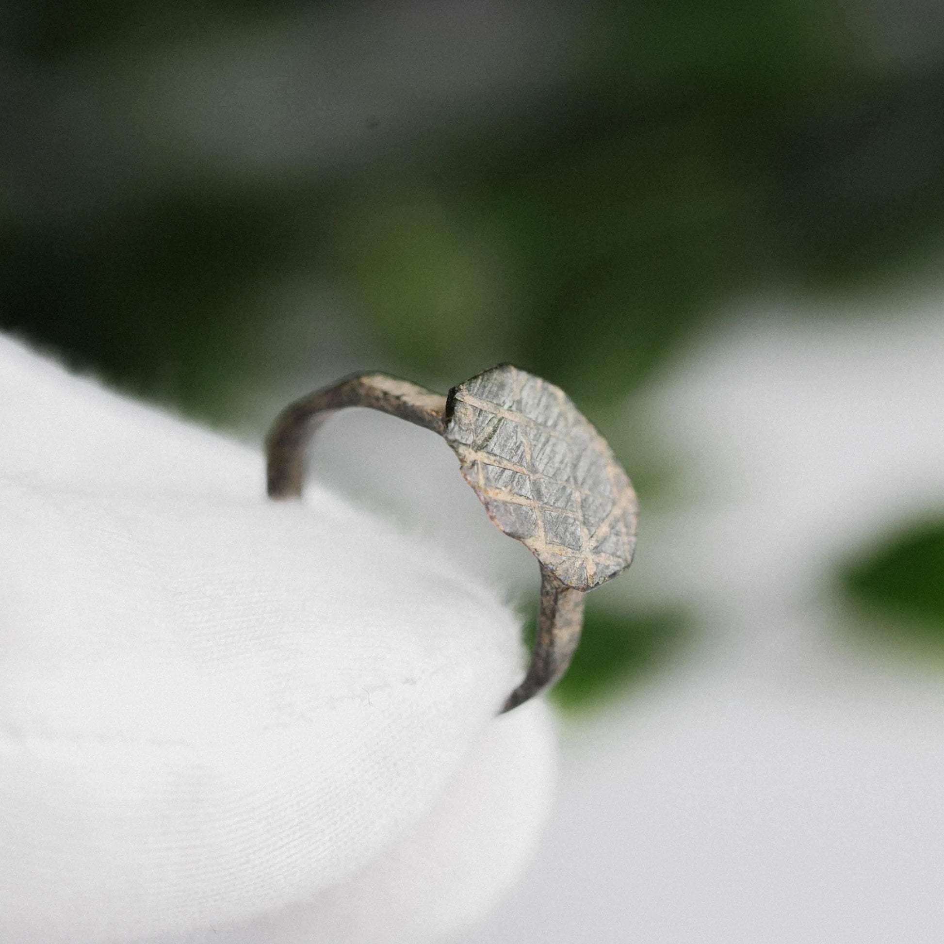 'Ignatius' - Medieval Bronze Ring (13th–17th C. CE) EU 51 / US 5.5 Aurora Antiqua