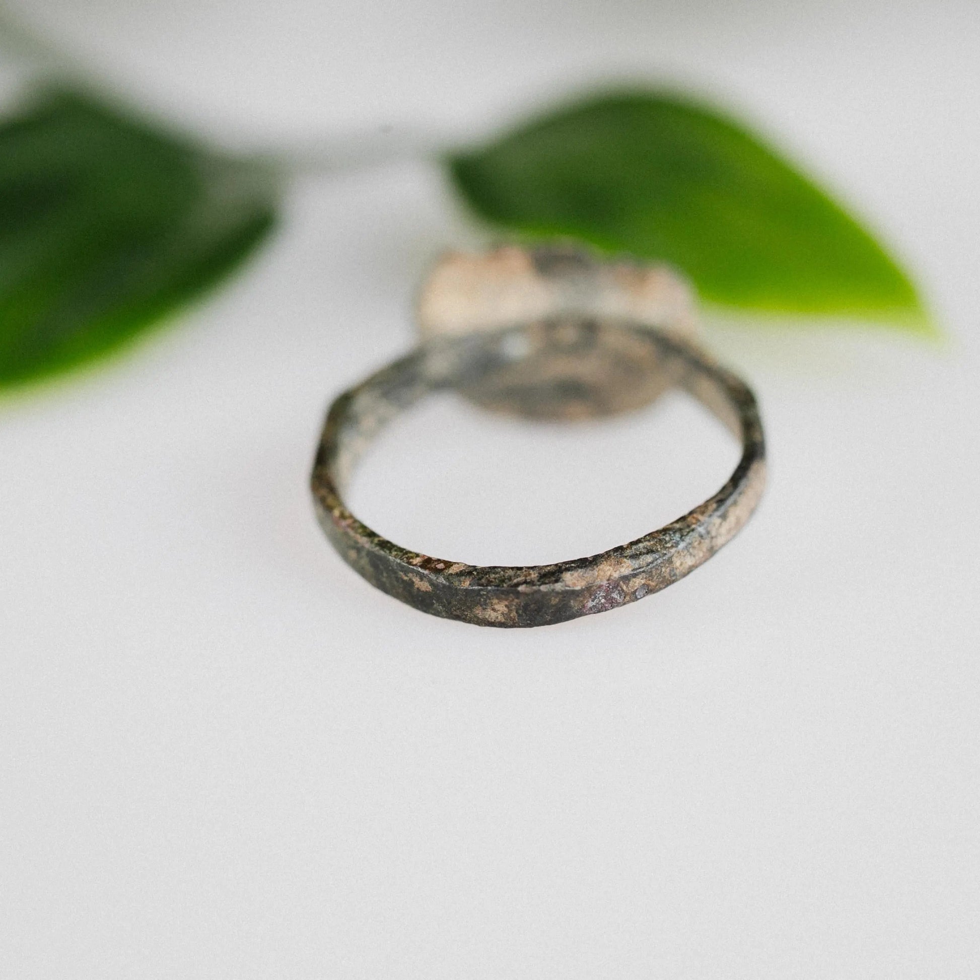 'Ignatius' - Medieval Bronze Ring (13th–17th C. CE) EU 51 / US 5.5 Aurora Antiqua