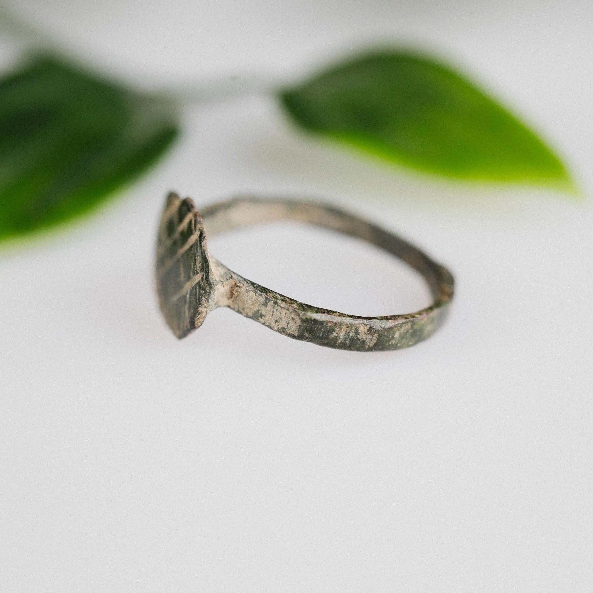 'Ignatius' - Medieval Bronze Ring (13th–17th C. CE) EU 51 / US 5.5 Aurora Antiqua