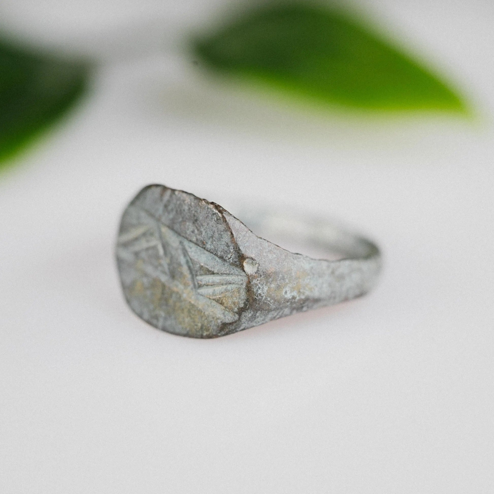 'Samus' - Medieval Bronze Ring (13th–17th CE) EU 51 / US 61 Aurora Antiqua